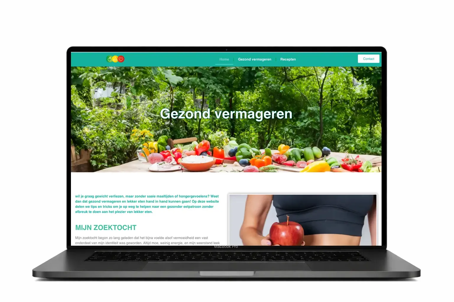 Website Gezond Vermageren – Webdesigner Antwerpen – Webdesigner Antwerpen