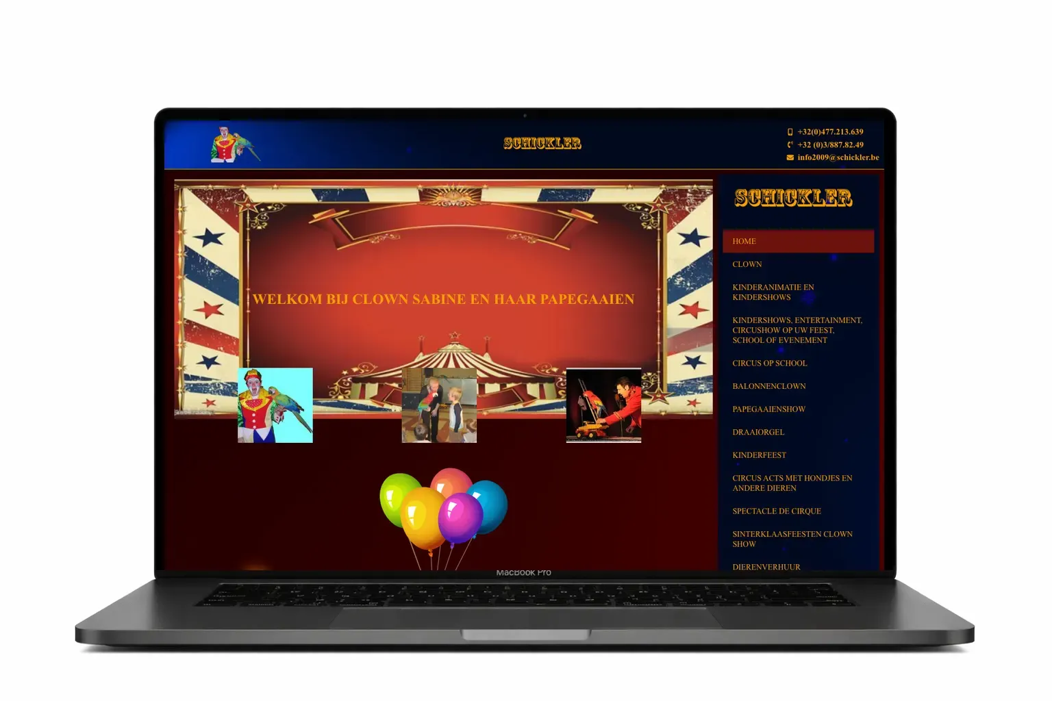 Professionele bedrijfswebsite gemaakt door webdesign bureau Antwerpen