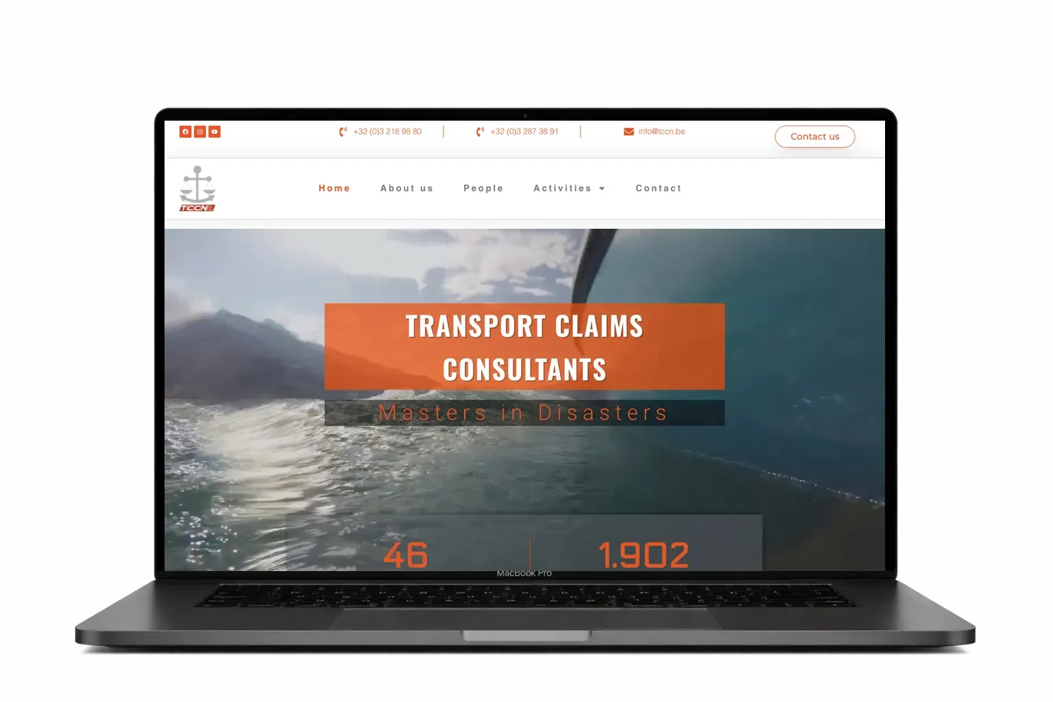 Professionele website voor consultancybedrijf door webdesign bureau Antwerpen
