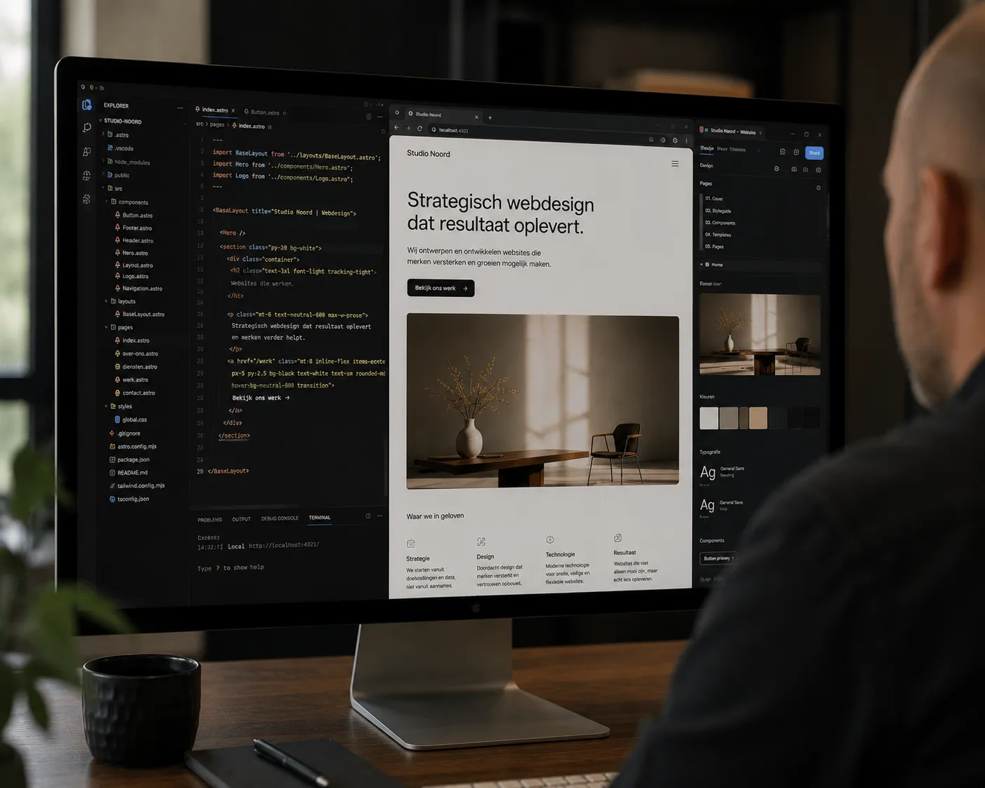 Design system en componenten samengesteld met AI-ondersteunde tools