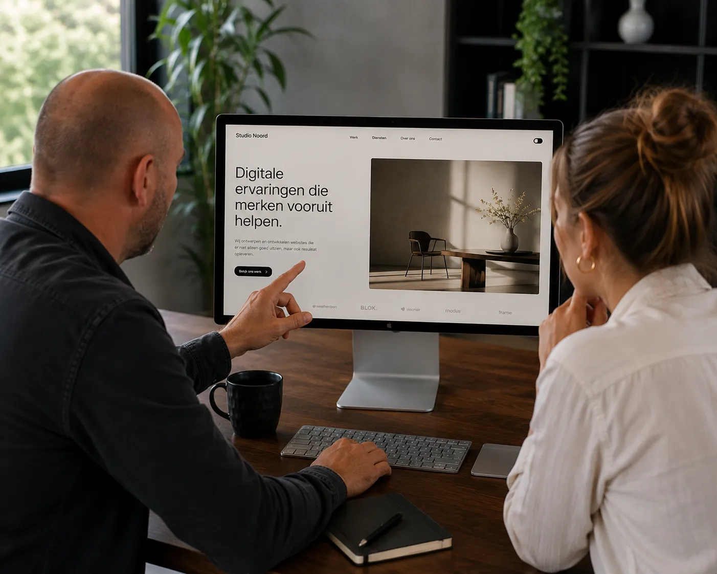 Resultaten en groei bespreken met een klant – SEO optimalisatie Antwerpen